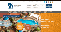 Desktop Screenshot of hotelambassadeur.ca